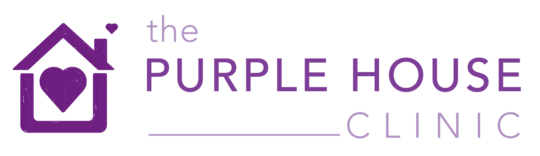 The Purple House Clinic - Combined Logo